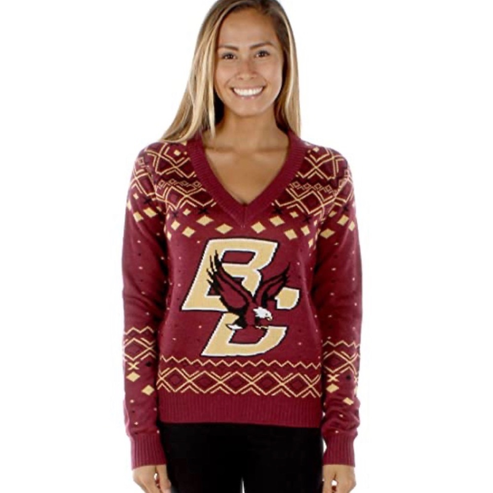 Boston College Eagles Ugly Sweater